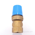 Brass gas pressure safety valve